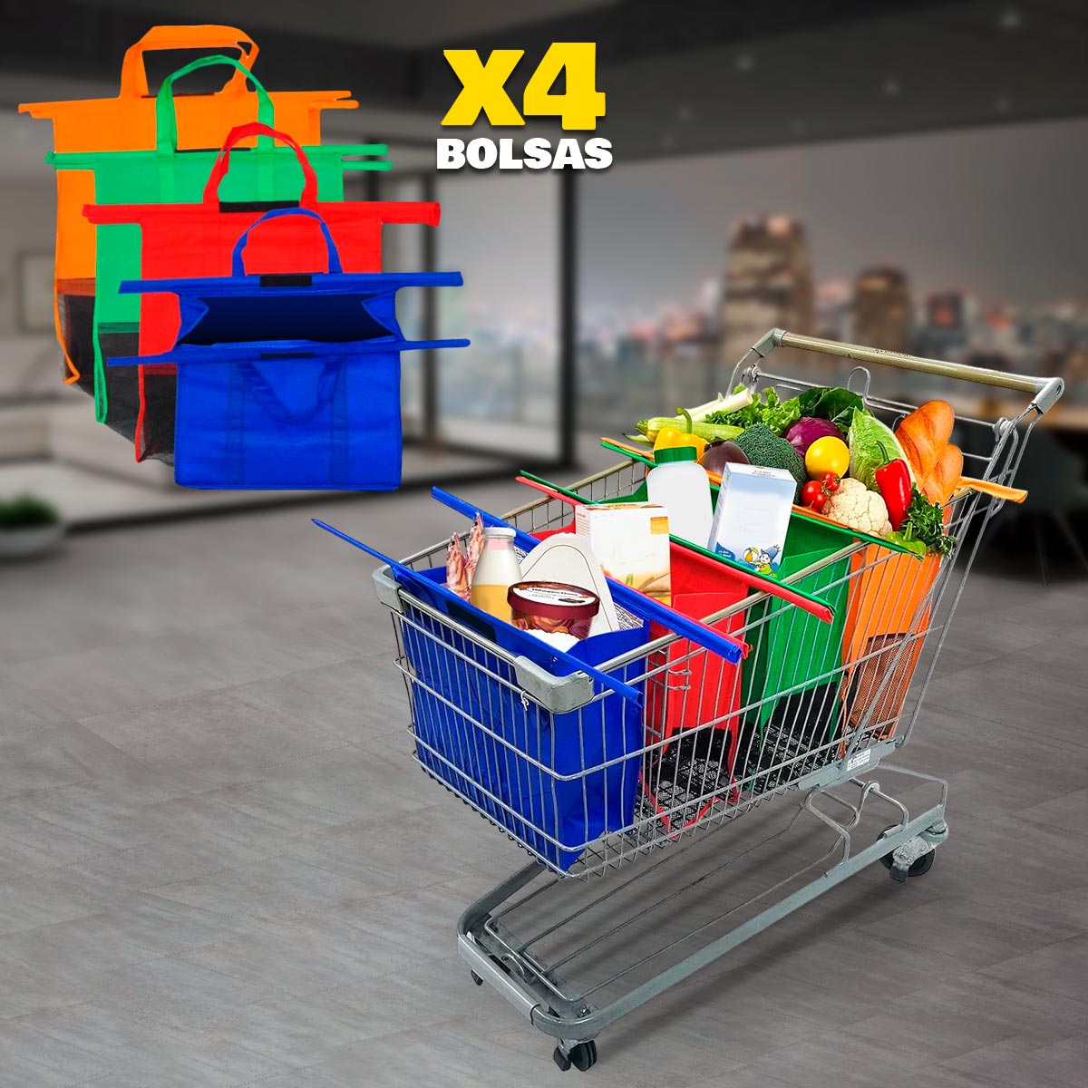 Miniatura 7 de Bolsas Reutilizables Compras MANA-0072